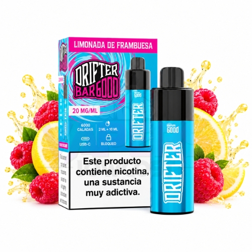 Drifter Bar 6000 Limonada de Frambuesa 20mg