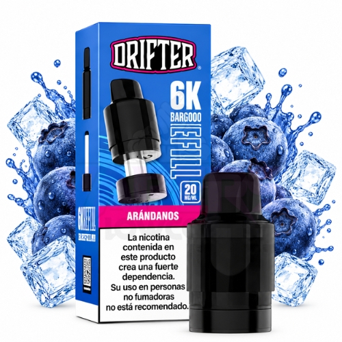 Drifter Bar 6000 Arándanos Cartucho 20mg