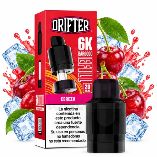 Drifter Bar 6000 Cereza Cartucho 20mg