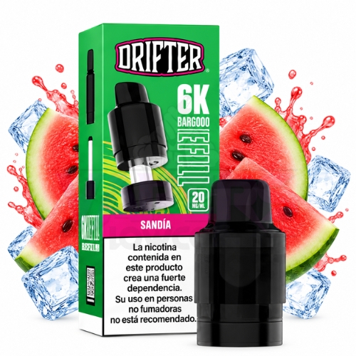 Drifter Bar 6000 Sandía Cartucho 20mg
