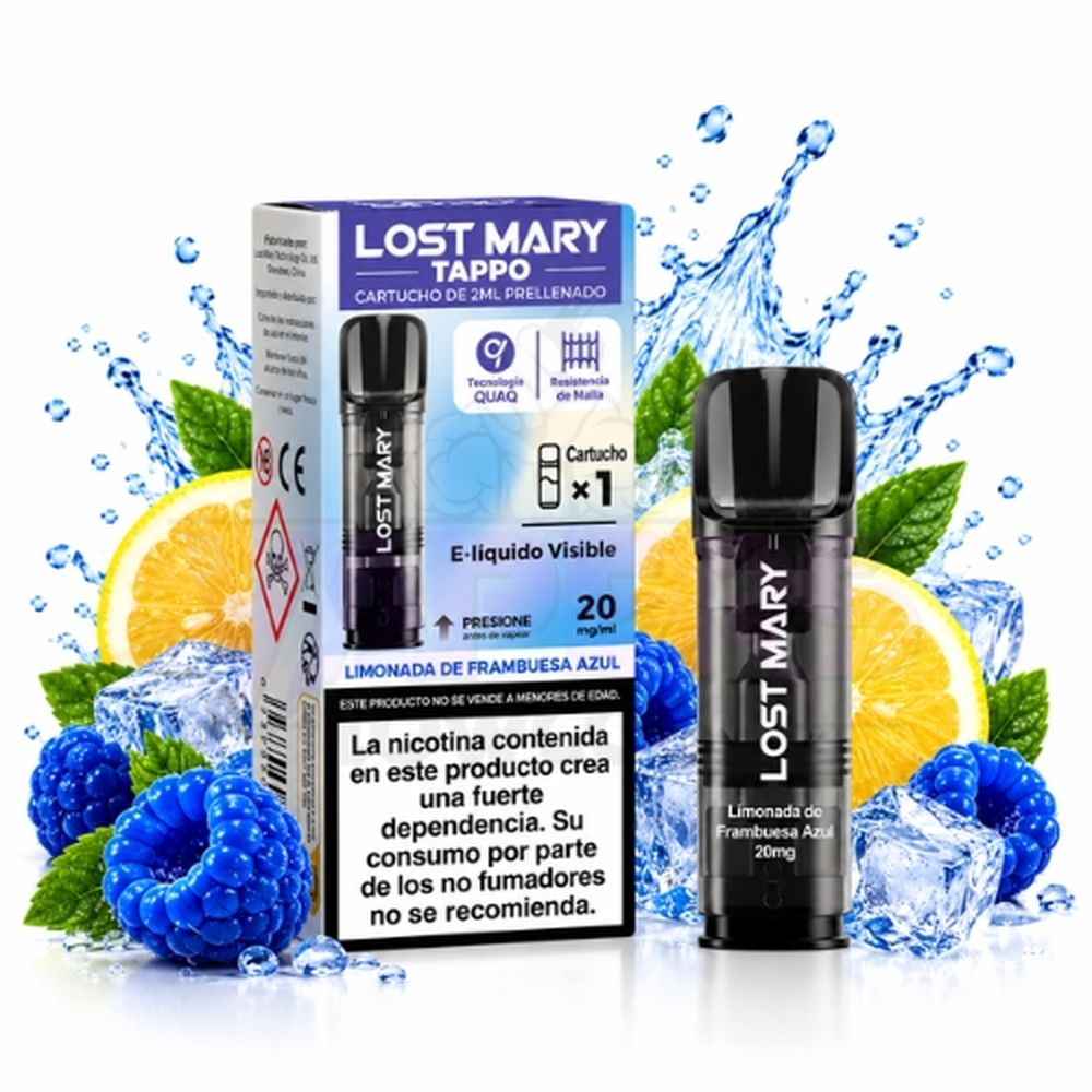 Lost Mary Tappo Limonada de Frambuesa Azul 20mg