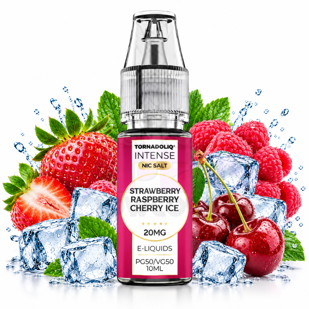 Intense by Tornadoliq Strawberry Raspberry Cherry Ice
