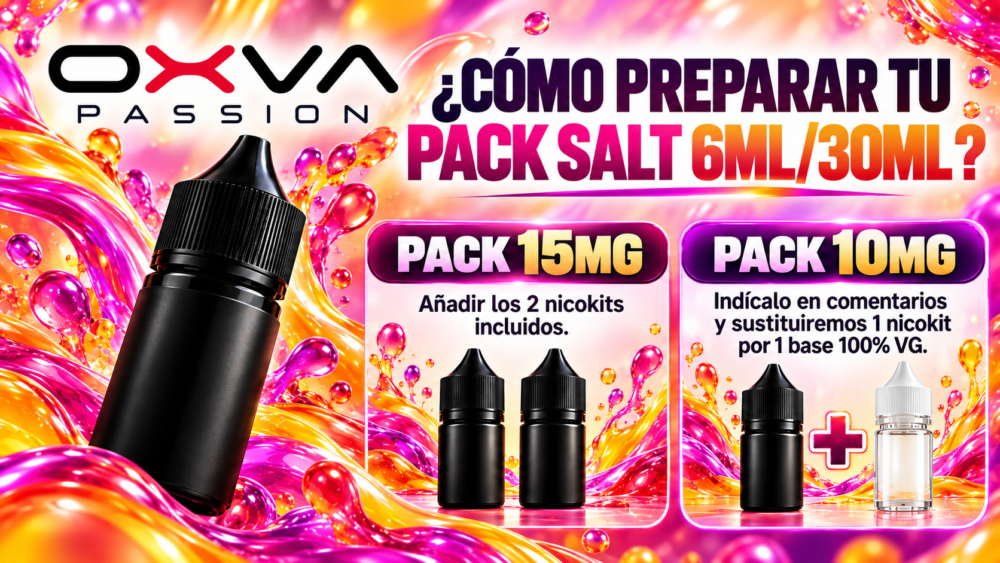 OXVA Passion Pack Salt 6ml/30ml