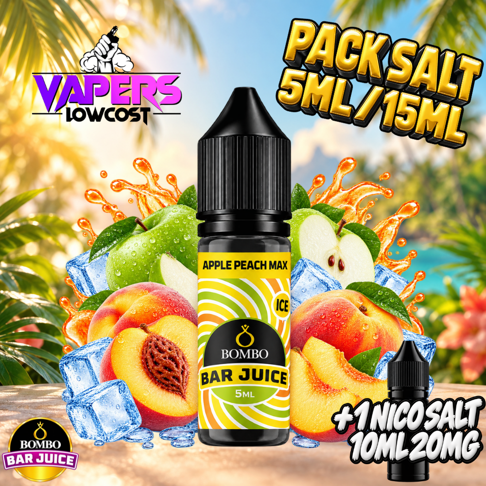Bombo Bar Juice Apple Peach Max