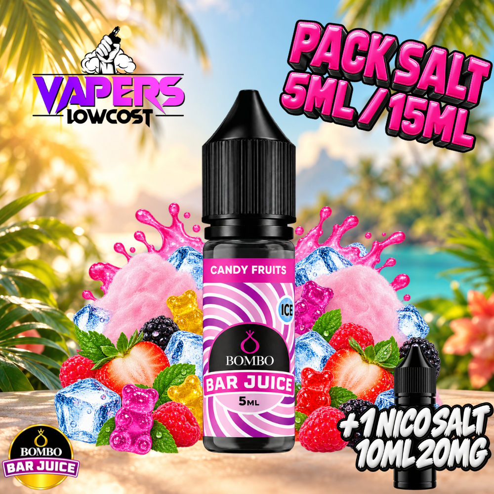 Bombo Bar Juice Candy Fruits Ice