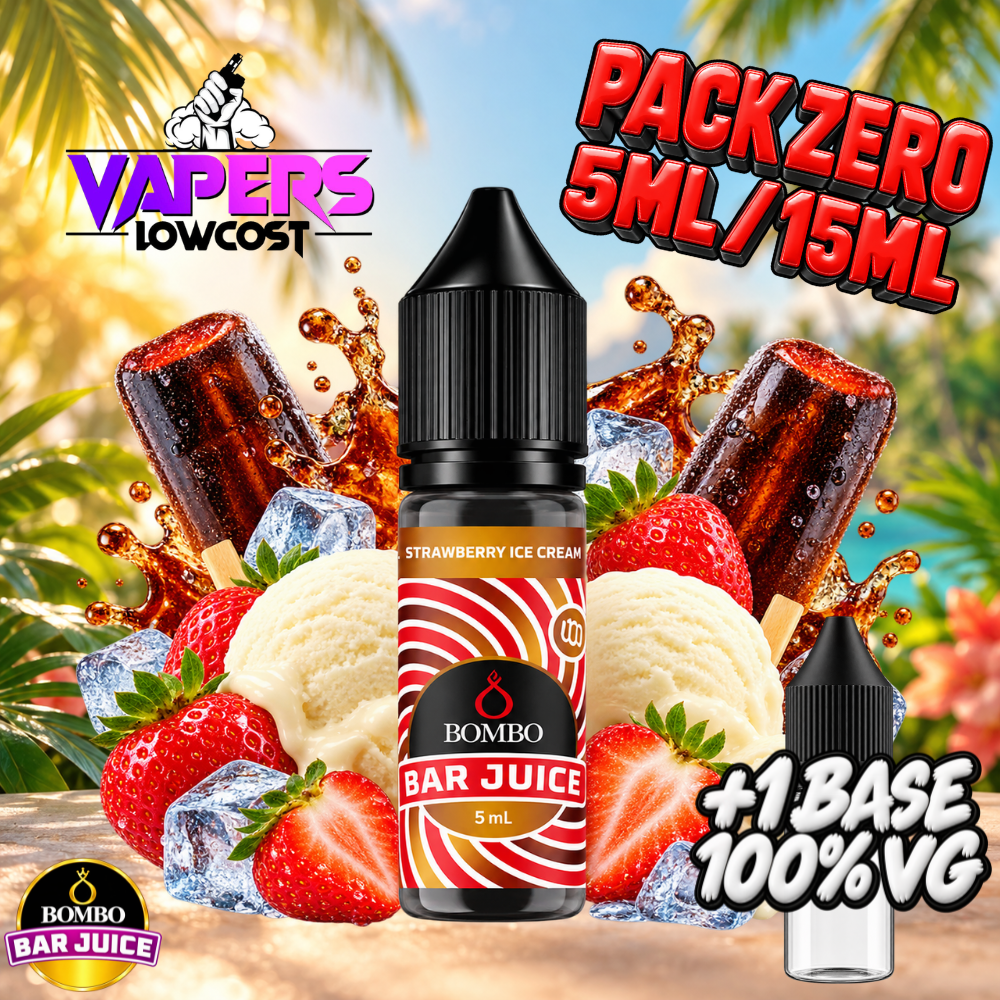 Bombo Bar Juice Cola Strawberry Ice Cream