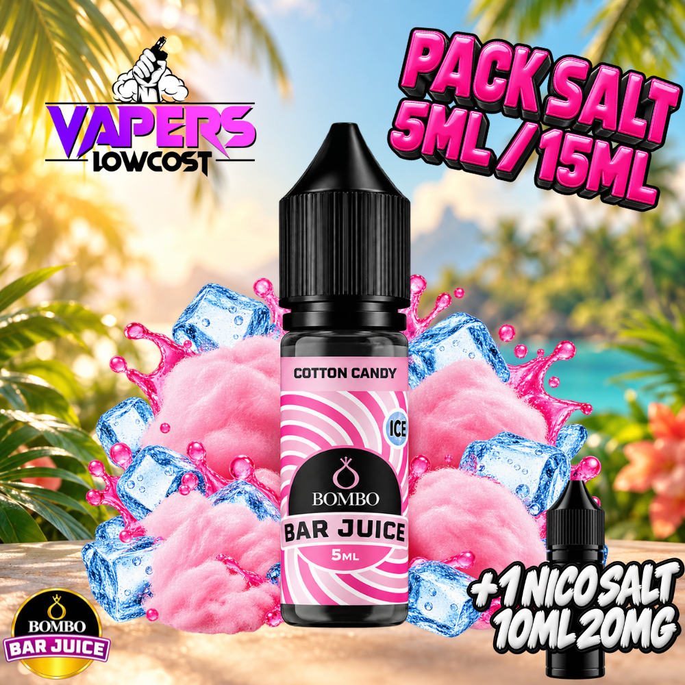 Bombo Bar Juice Cotton Candy Ice