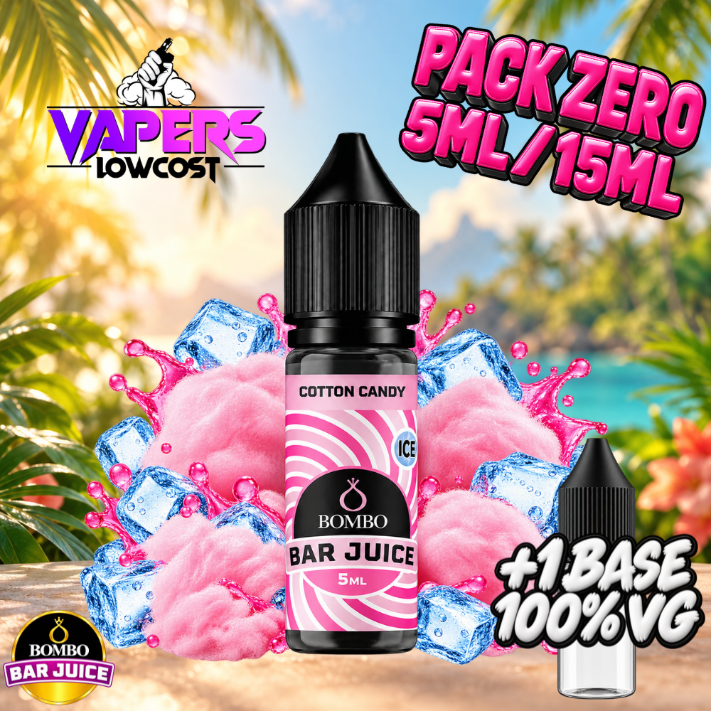 Bombo Bar Juice Cotton Candy Ice
