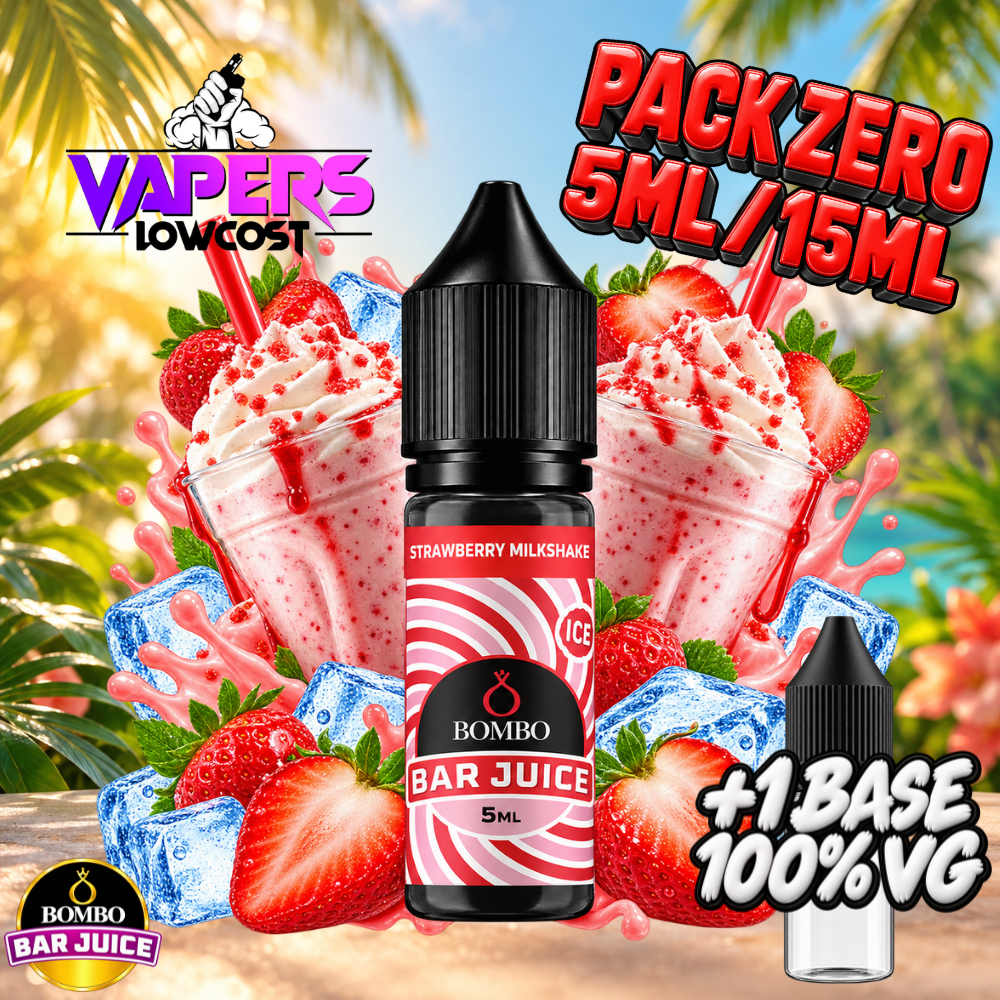 Bombo Bar Juice Strawberry Milkshake