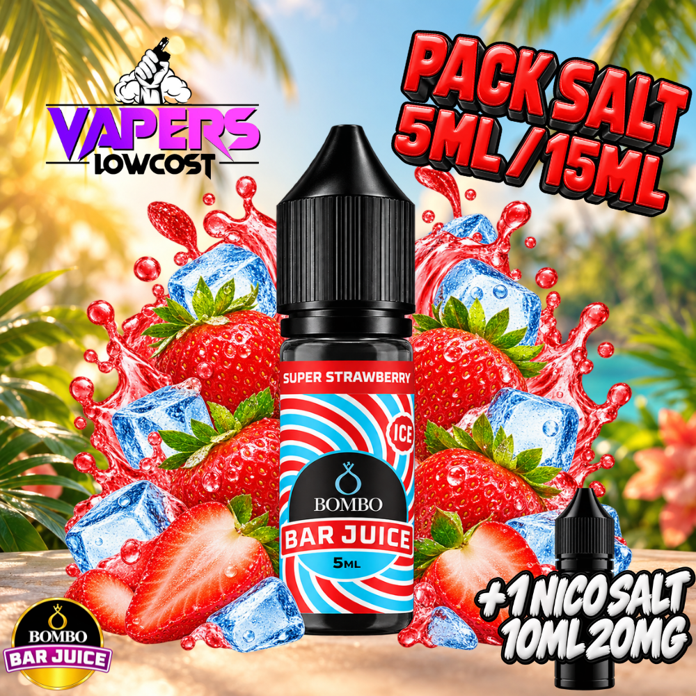 Bombo Bar Juice Super Strawberry Ice