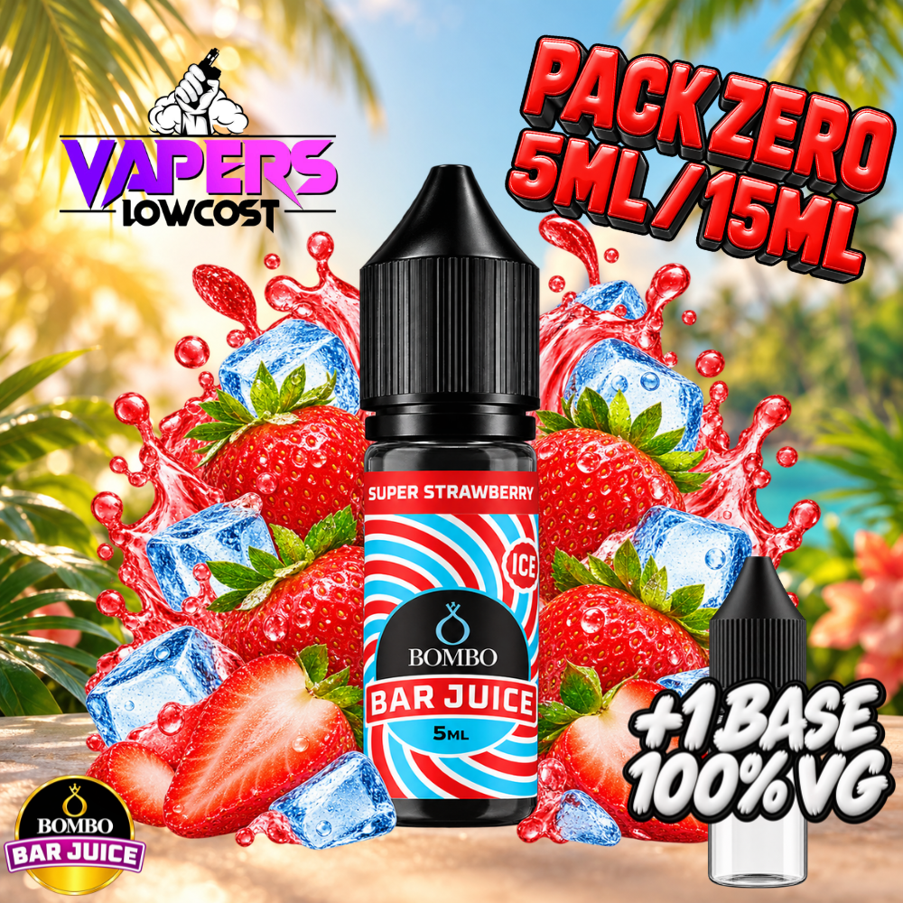 Bombo Bar Juice Super Strawberry Ice