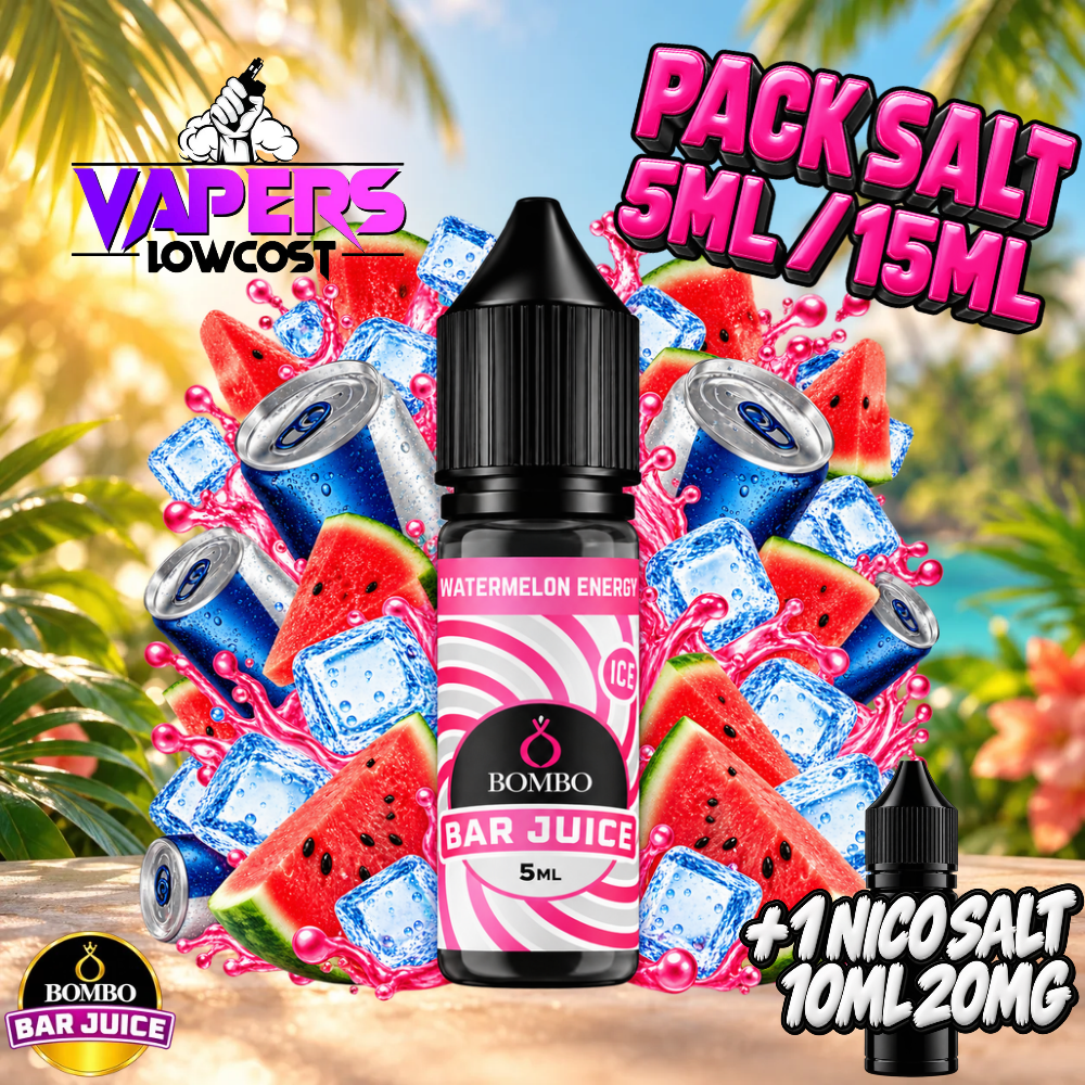 Bombo Bar Juice Watermelon Energy Ice