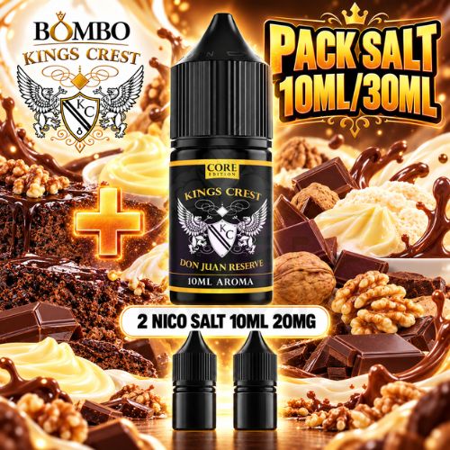 Kings Crest Pack Salt 10ml/30ml Don Juan Reserve