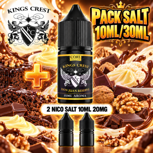 Kings Crest Pack Salt 10ml/30ml Don Juan Reserve