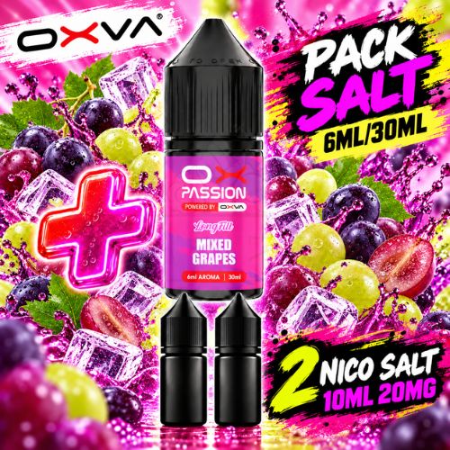 OXVA Passion Pack Salt 6ml/30ml Mixed Grapes
