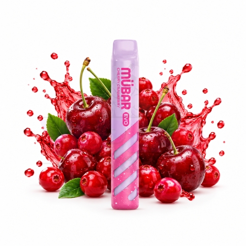 Mübar EVO 800 Puffs Cherry Cranberry