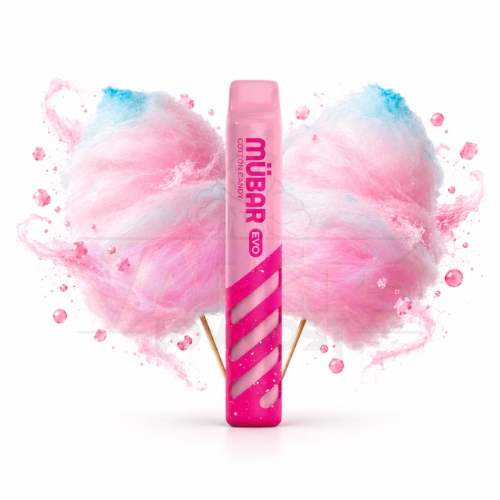 Mübar EVO 800 Puffs Cotton Candy