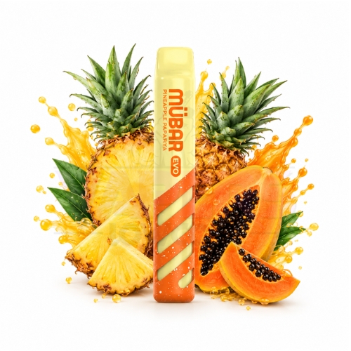 Mübar EVO 800 Puffs Pineapple Papaya