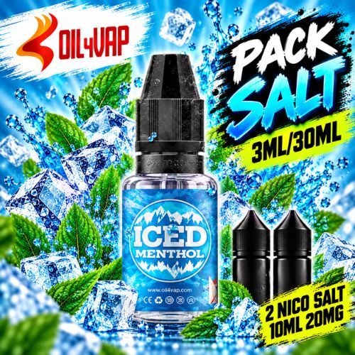 Oil4Vap Pack Salt 3ml/30ml Iced Menthol