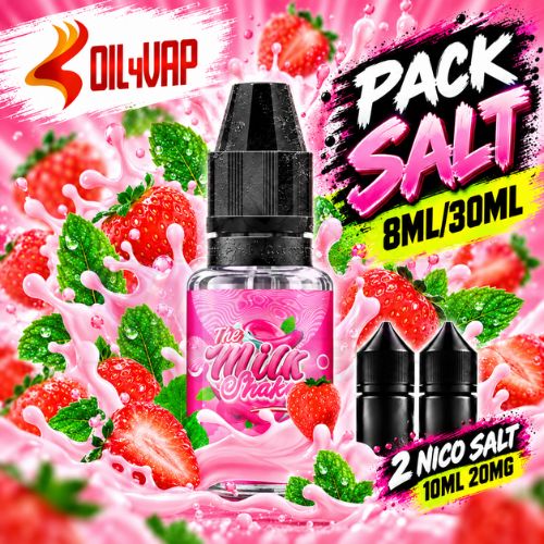 Oil4Vap Pack Salt 8ml/30ml The Milkshake