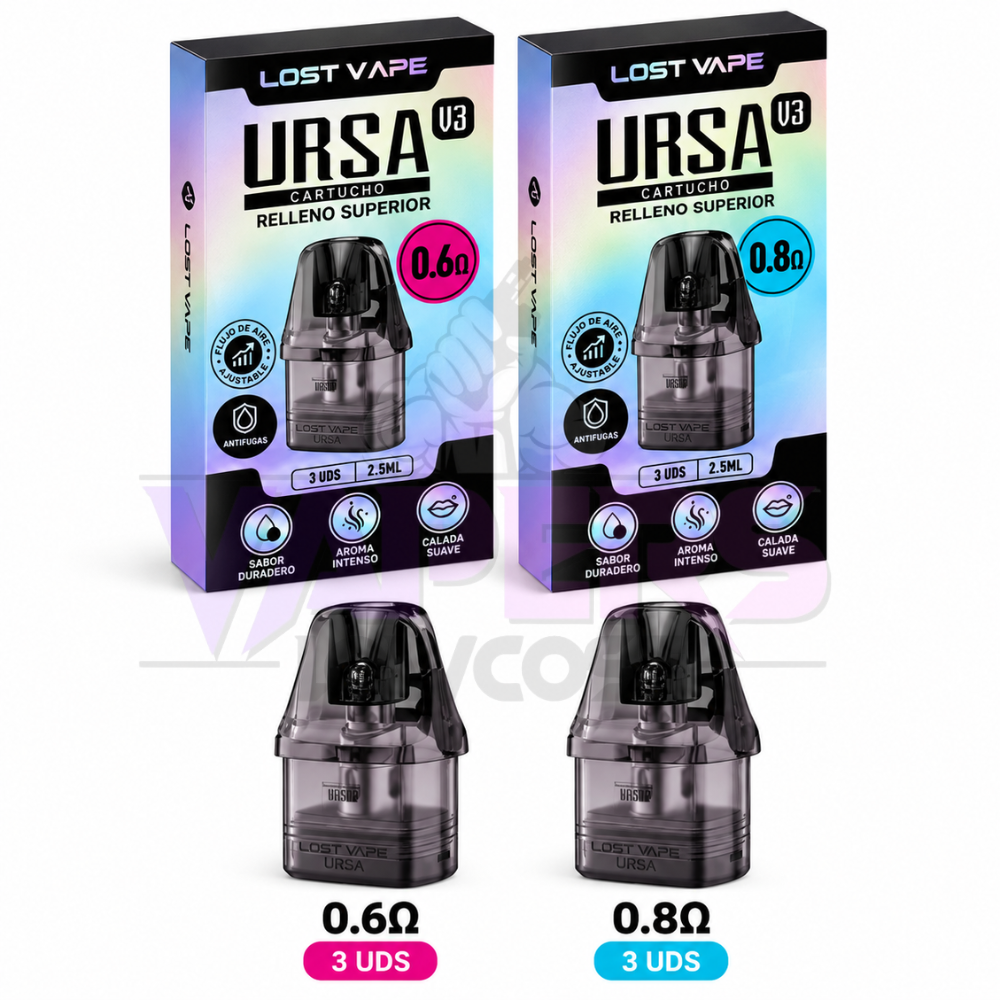 Cartuchos Ursa Nano V3 Lost Vape