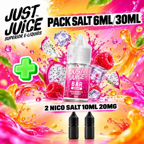 Just Juice Pack Salt 6ml/30ml Dragonfruit Raspberry