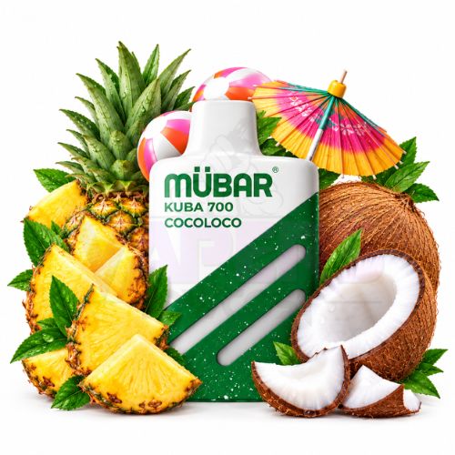 Mübar Kuba 700 Puff Zero Nicotina Cocoloco