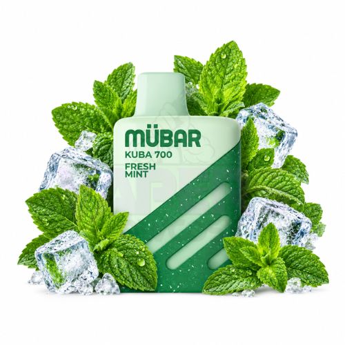 Mübar Kuba 700 Puff Zero Nicotina Fresh Mint