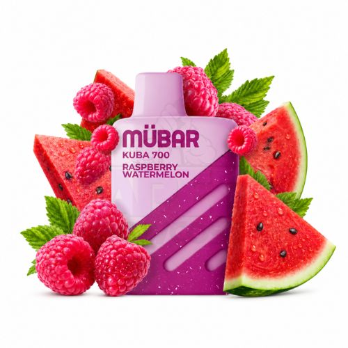 Mübar Kuba 700 Puff Zero Nicotina Raspberry Watermelon