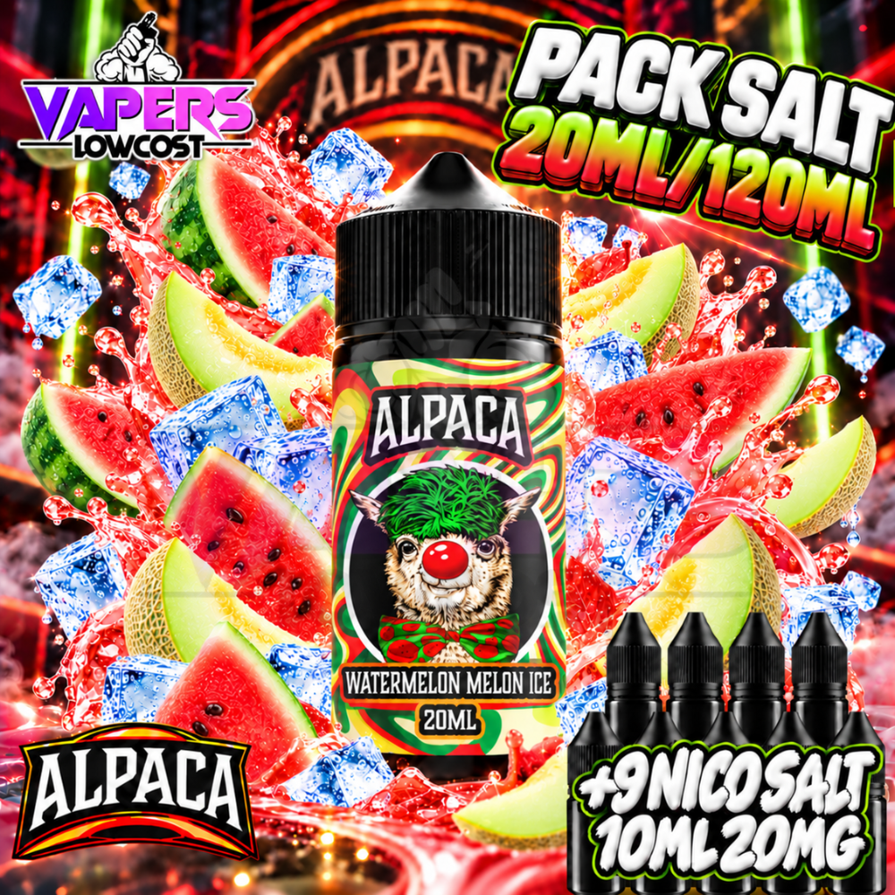 Alpaca Watermelon Melon Ice Pack Salts 20ml/120ml