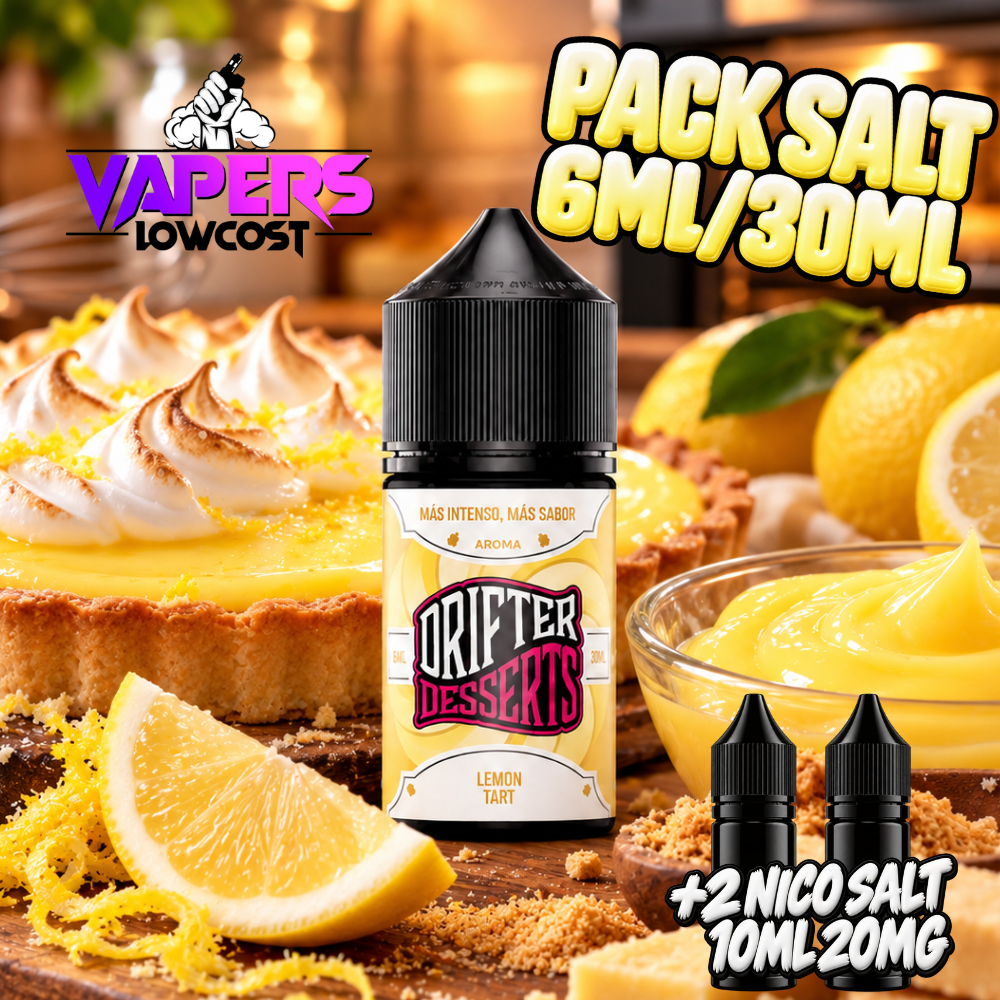 Drifter Desserts Pack Salt 6ml/30ml Lemon Tart