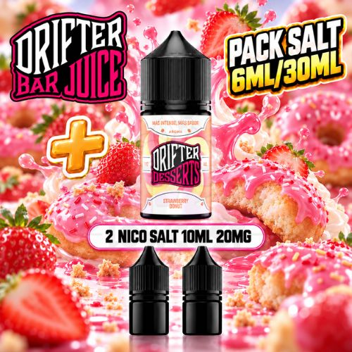 Drifter Desserts Pack Salt 6ml/30ml Strawberry Donut