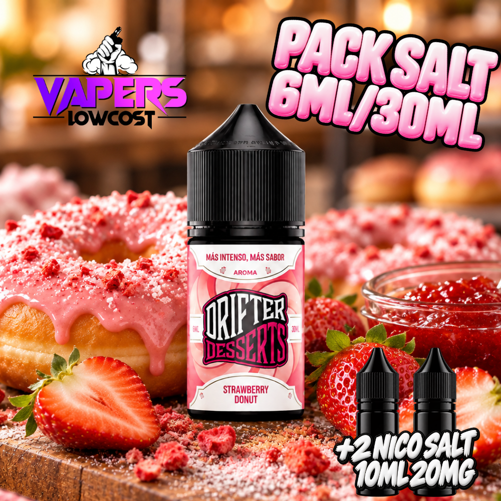 Drifter Desserts Pack Salt 6ml/30ml Strawberry Donut