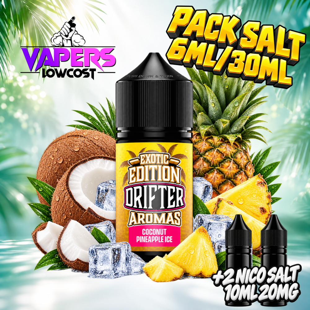 Drifter Exotic Pack Salt 6ml/30ml Coconut Pineapple Ice