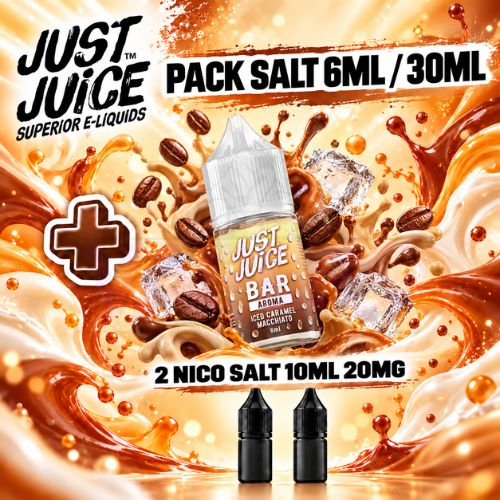 Just Juice Pack Salt 6ml/30ml Iced Caramel Macchiato