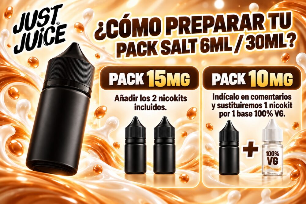 Just Juice Pack Salt 6ml/30ml Cinnamon Pancakes