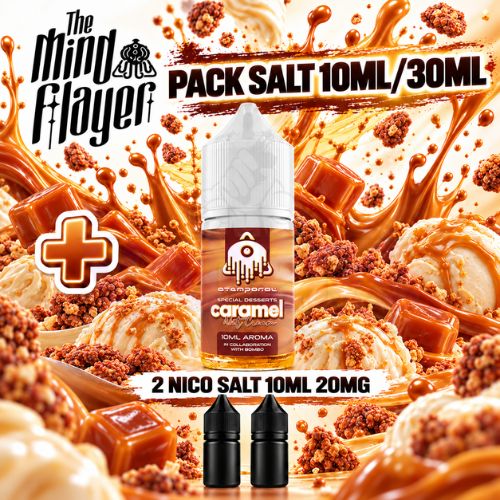 Atemporal Pack Salt 10ml/30ml Caramel Nut Cream