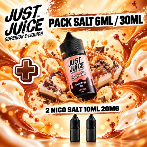 Just Juice Pack Salt 6ml/30ml Banoffee Pie