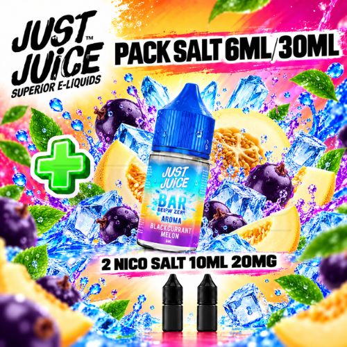 Just Juice Pack Salt 6ml/30ml Blackcurrant Melon