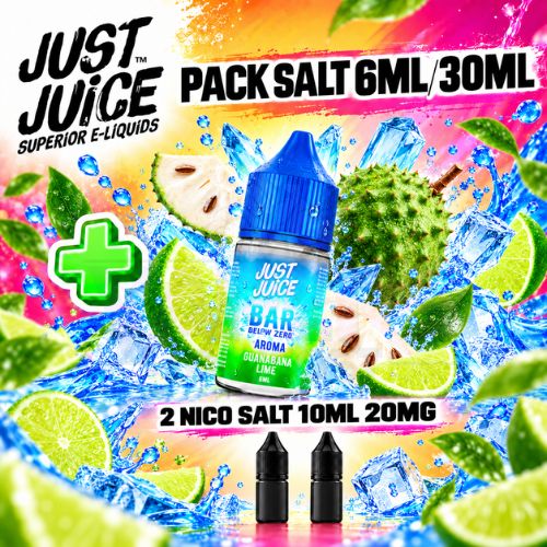 Just Juice Pack Salt 6ml/30ml Guanabana Lime