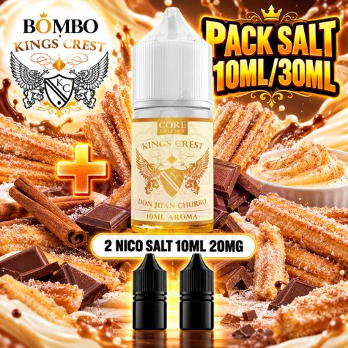 Kings Crest Core Edition (Pack Salt 10ml/30ml) – Don Juan Churro