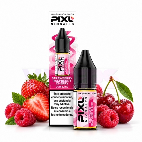 PIXL Nic Salts 10ml 20mg – Strawberry Raspberry Cherry