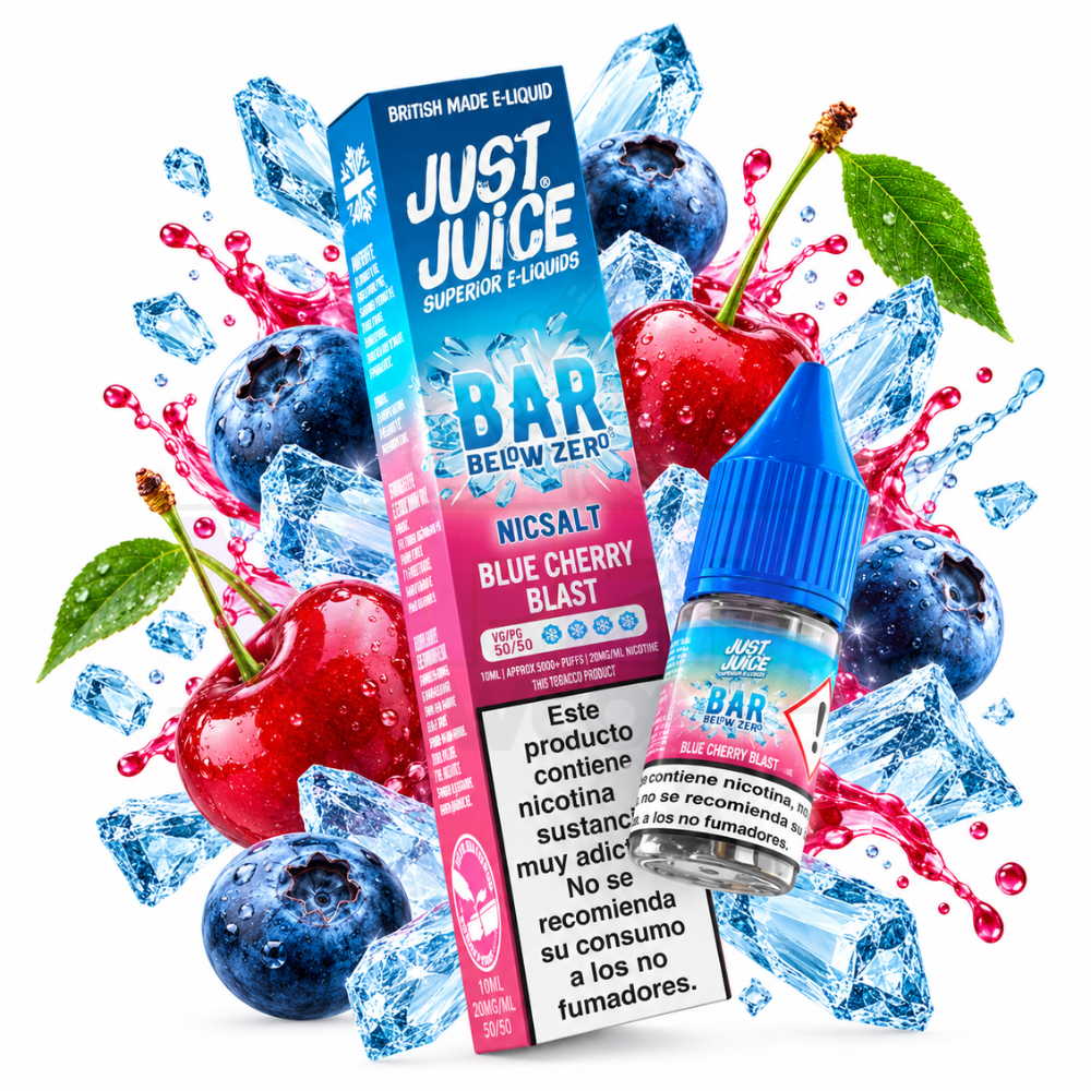 Below Zero Blue Cherry Blast Nic Salt 10ml