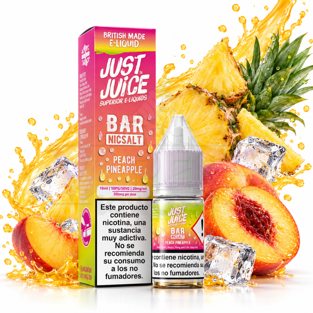 Just Juice Bar Peach Pineapple Nic Salt 10ml