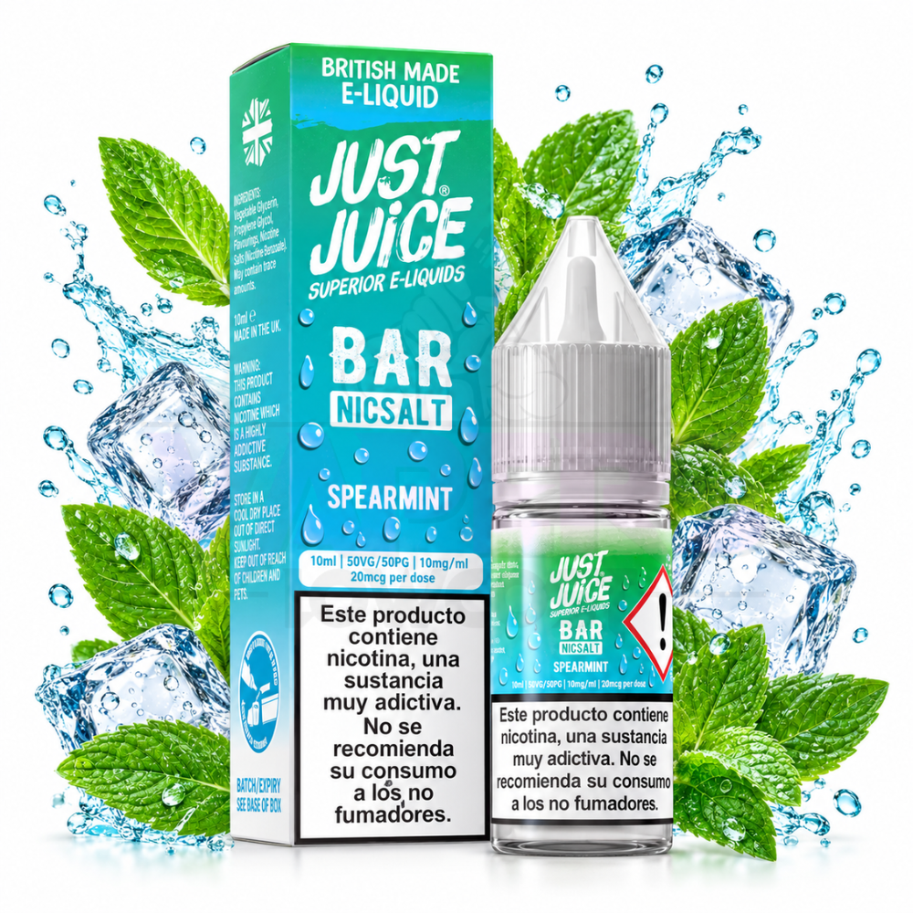 Just Juice Bar Spearmint Nic Salt 10ml